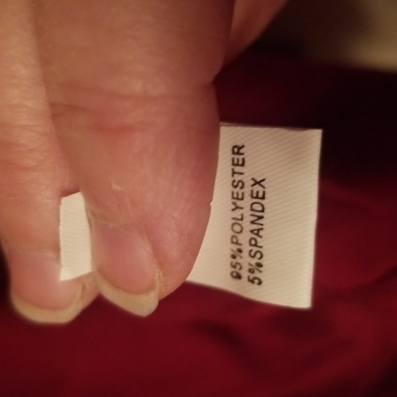 Burgundy Long Sleeved Tee XXXL - Picture 7 of 7